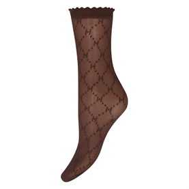 Hype The Detail Logo Socks 25 Denier, Brun